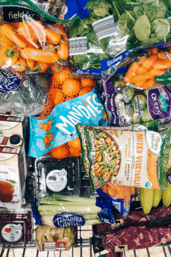 Get started with the Whole30 plan by downloading your free whole30 Aldi guide to doing whole30 on a budget! Free shopping list and meal plan!