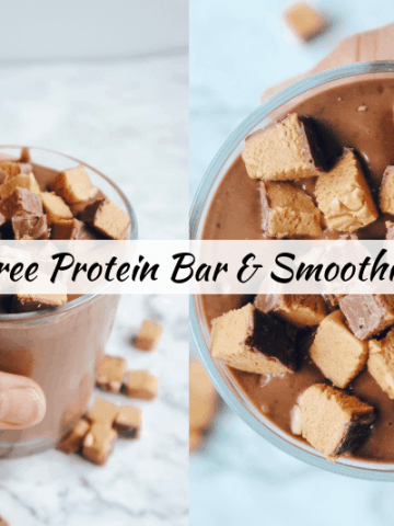 grain free protein bar snacks for a delicious chocolate and peanut butter healthy snack
