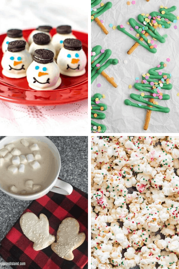 Need ideas for Christmas party snacks?ย Here are 27 Easy classroom snacks for school parties includingย Christmas, winter, and holiday parties.