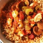 keto gumbo with cauliflower rice