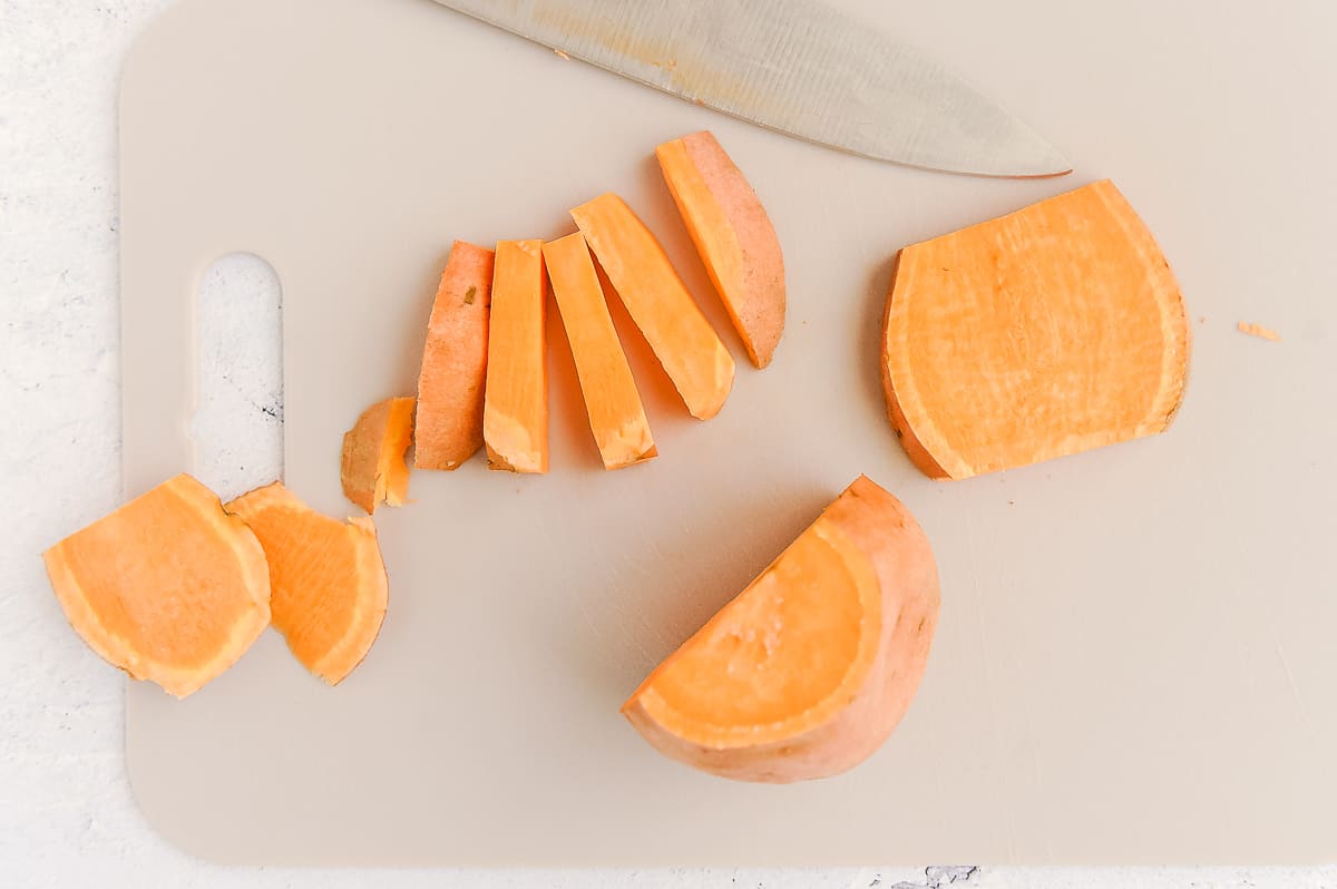 how to cut potatoes into fries