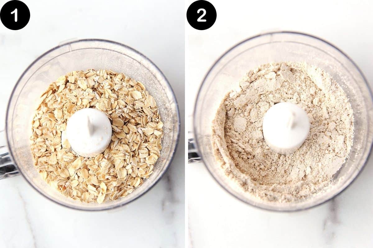 steps for making oat flour