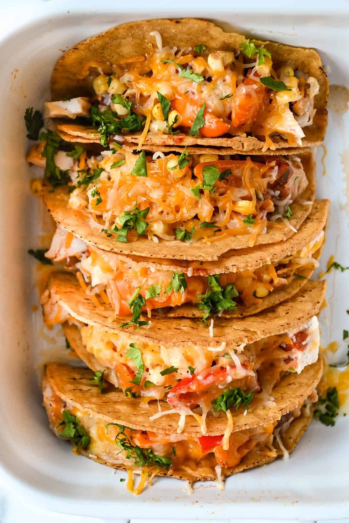 santa fe chicken tacos