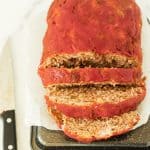 easy healthy homemade meatloaf made with beef and turkey. Momma Fit Lyndsey shares her best grandma's meatloaf recipe with ranch seasoning and is perfect for dinner or made into a sandwich. How to make old fashioned meatloaf with a modern twist!