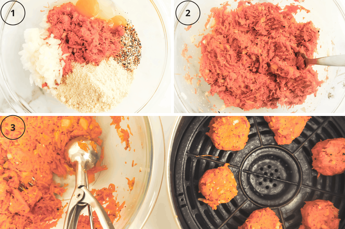 steps for making sweet potato hash browns