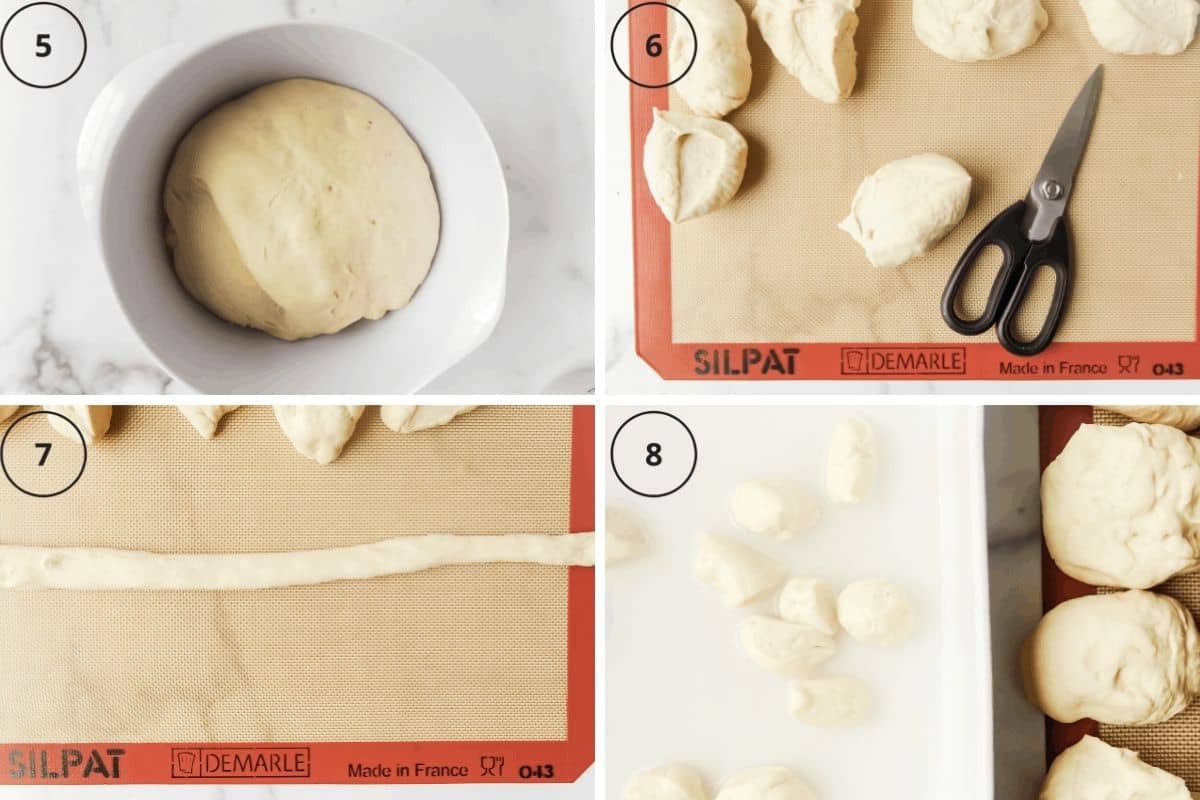 second four steps for making this recipe