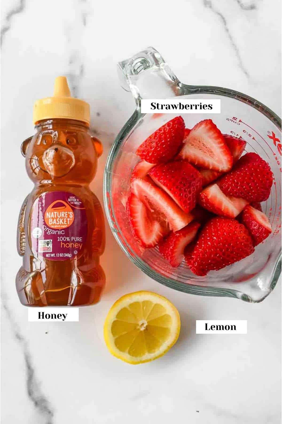 labeled ingredients for this recipe.