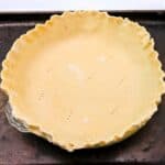 close up featured image of gluten-free pie crust.